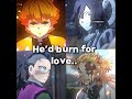 He Burned for Love… Now He Burns for Revenge 🔥 #demonslayer