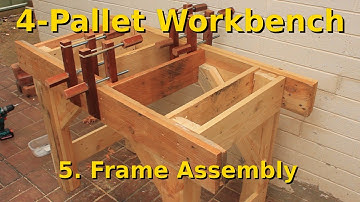 4-Pallet Workbench part 5 - Frame assembly