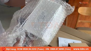 TDM.VN | Đập hộp vòi lavabo cảm ứng COTTO CT537DC vòi cảm ứng chậu rửa mặt dùng pin