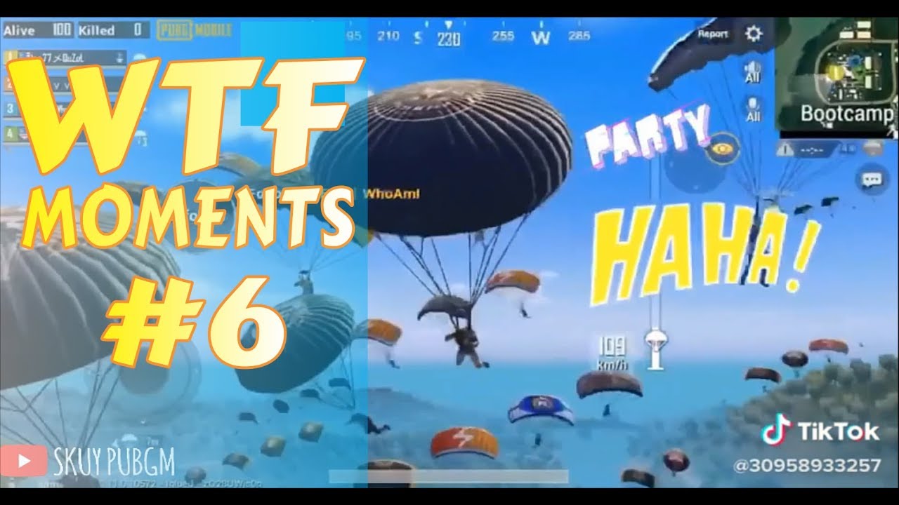 PUBG MOBILE WTF MOMENTS, EPIC MOMENTS & FUNNY MOMENTS #6 - YouTube