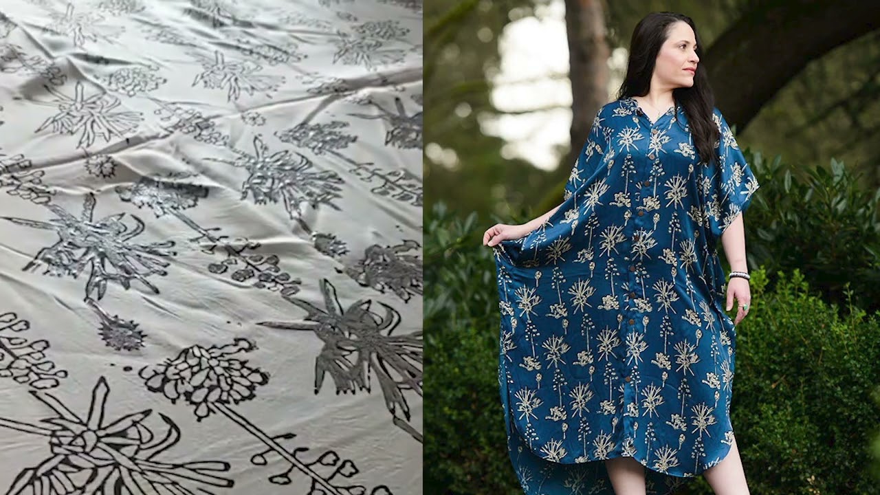 How to block print with mud resist paste