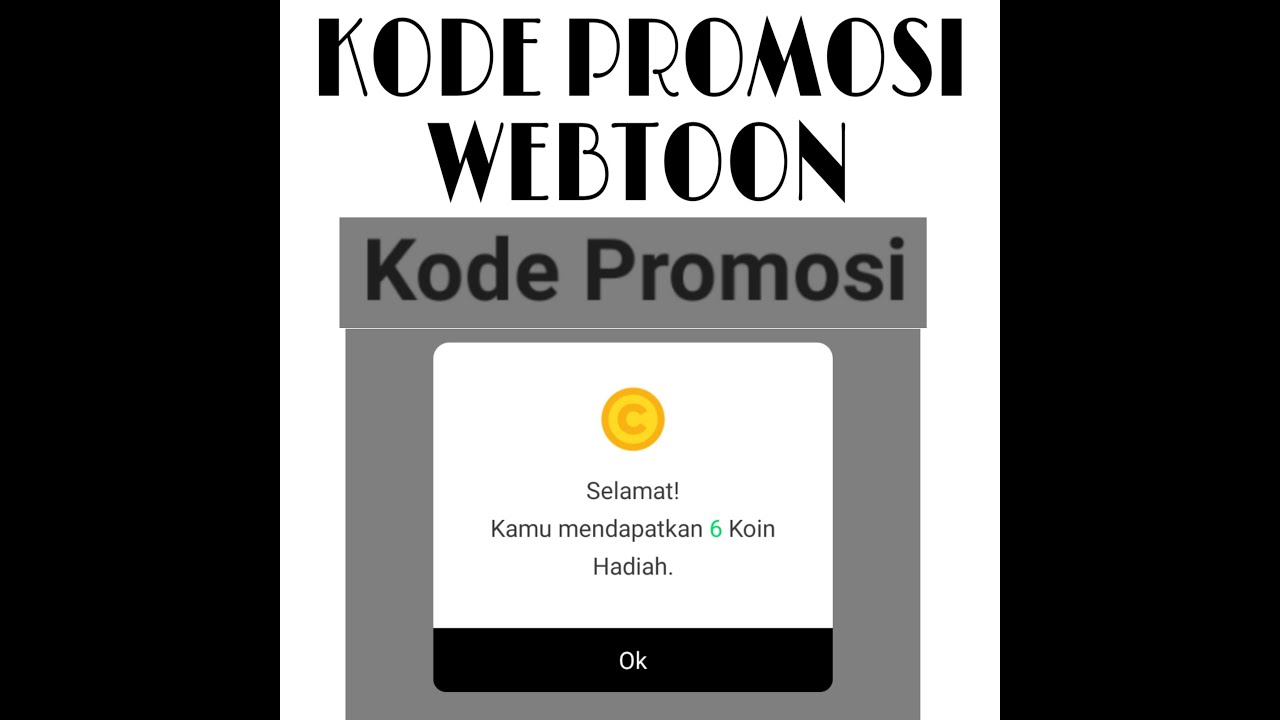 Kode promosi webtoon 2021