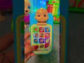 Cocomelon Jj first learning phone #shorts #trending #viral #asmr #satisfying #cocomelon #wow #cute