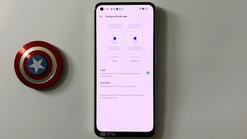 How to change the screen refresh rate on OPPO Reno8 5G Android 12
