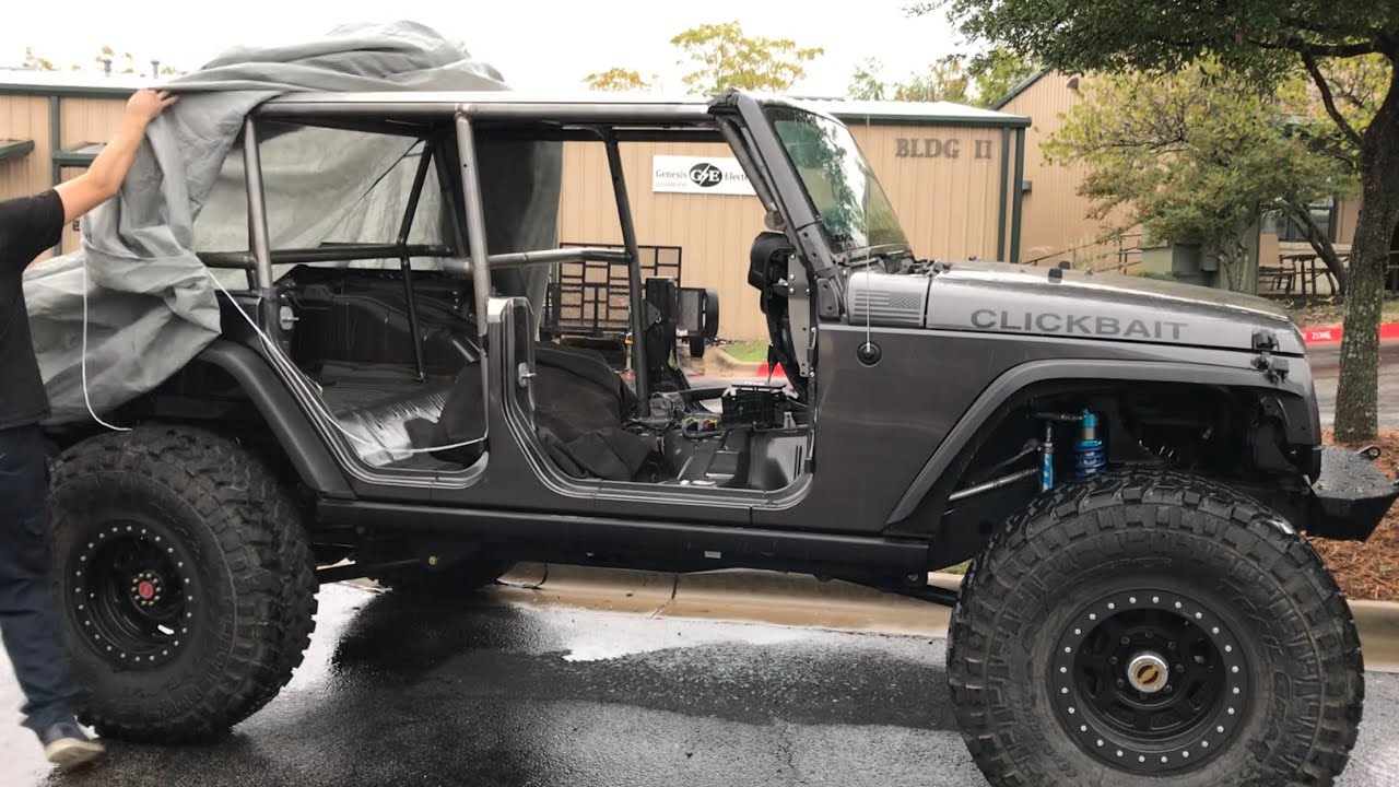 Amazon Emergency Jeep Rain Cover. I hope this tub's still dry 😬⛈☔️ -  YouTube