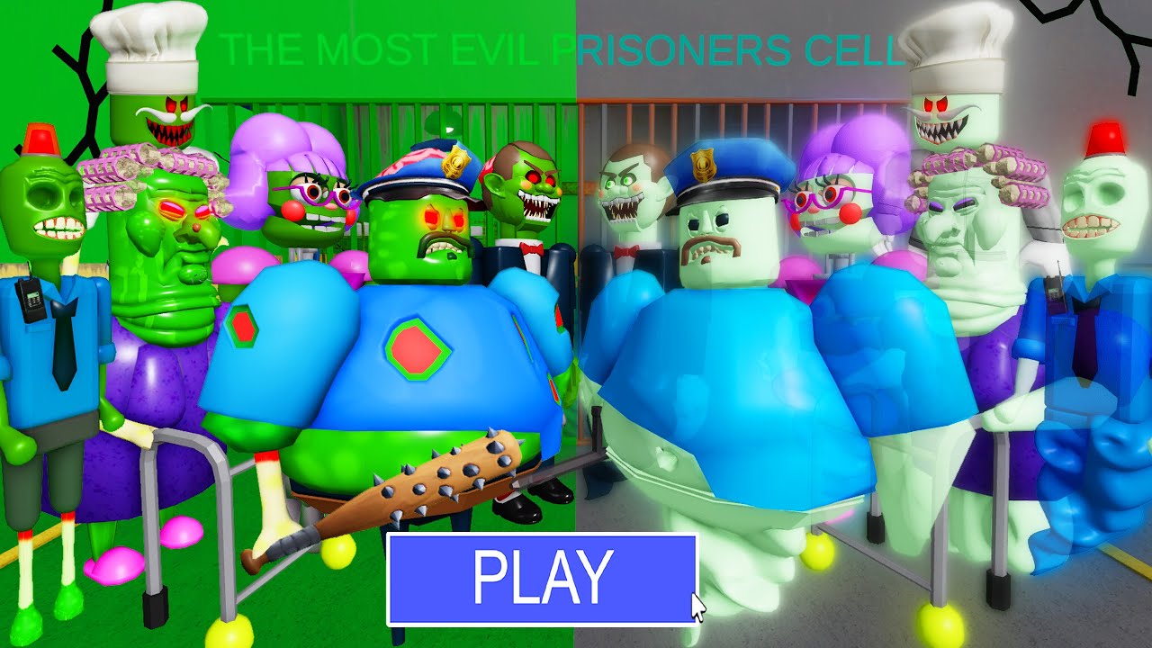 ZOMBIE Bosses Vs GHOST Bosses! BARRY'S PRISON RUN! #roblox #obby