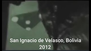 From the UFO Casebook Archives... Triangle UFO Caught in Bolivian Thunderstorm
Each week for a period of 6 months or more, the UFO Casebook will release some of its archived video files to the Net. Every effort was made to bring a lot of the older files to a better quality.
We hope you enjoy them...
UFO over Bolivia
San Ignacio de Velasco, Bolivia - 01-17-12
Uploaded by periodismope on February 14, 2012
(Editors Note: My email has been full of readers asking me about this video. I have my view, but lets see what our readers think.
The video is shown in its entirety, and at the end I have added a slo-motion close-up and an enhanced frame capture.)
This video has been seen now around the world. It is a supposed triangle UFO captured during a storm by an amateur videographer in the town of San Ignacio de Velasco, Bolivia.
The recording is dated from January 17 and the images were filmed in the main square of the town. That day there was an intense electric storm with high winds.
The amateur video caught the silhouette of what was supposed to be a UFO moving through the skies. The UFO appeared after a bright strike of lightning.
At that time began the cries of panicked citizens who witnessed the unknown object and reacted to the intense lightning.
Portion of video zoomed/enhanced by www.ufocasebook.com From the UFO Casebook Archives... Triangle UFO Caught in Bolivian Thunderstorm
