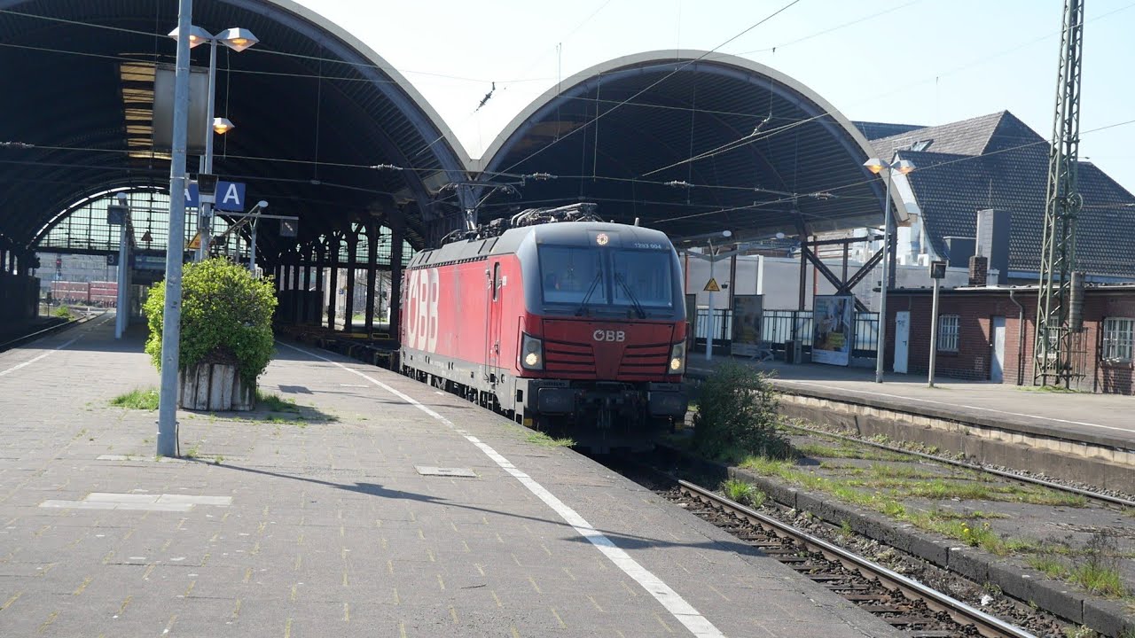 Eisenbahnverkehr in Mönchengladbach HBF Mit Br 185 189 193 186 1440 429 462 1429 406 1428 425 622