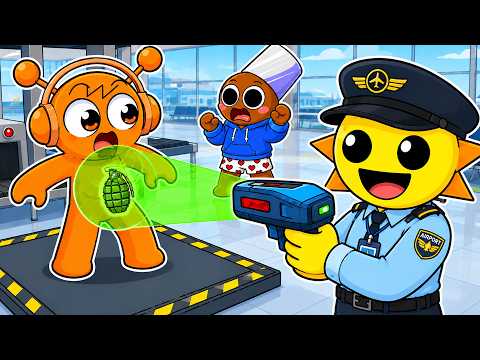 Trabajé como Guardia de SEGURIDAD del Aeropuerto en Roblox...