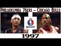 [The NBA Legacy] 1997-1998 season. Philadelphia 76-ers - Chicago Bulls