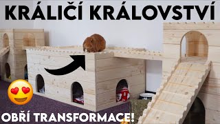 Měním obývák na KRÁLIČÍ MÍSTNOST! - Obří transformace 🤩