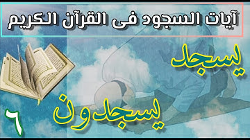 الآيات التى وردت فيها 👈 #يسجد_سجدون؟ فى القرآن