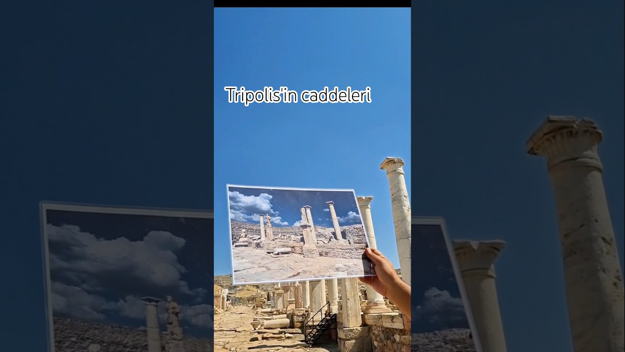 Denizli'deki Tripolis Antik Kenti'nin caddeleri Antik Dönem’de nasıldı? 