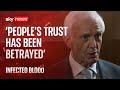Chair of infected blood scandal inquiry speaks to Sky News