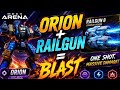 Orion+railgun= 🔥blast gameplay by lion gamer