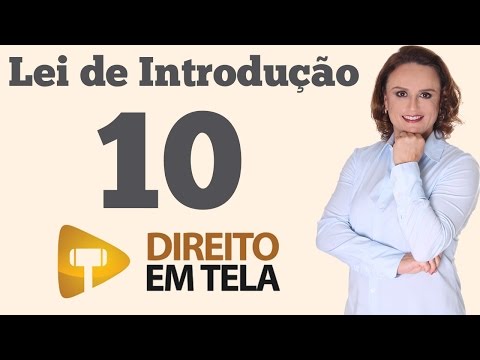 Lei de Introdução - Aula 10 - Costumes - Art. 4º Decreto-lei 4657/42