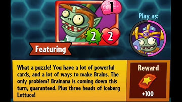 Puzzle Party!!! Plants vs Zombies Heroes Daily Challenge Day 2 13th October 2021 PvZ heroes