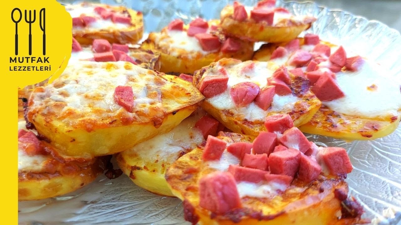 Patates ile Ekspres Pizza Meze | Fırında Yemek Tarifleri