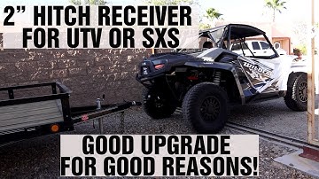 2" HITCH RECEIVER FOR ARCTIC CAT WILDCAT XX,  XTR 1000 (TEXTRON), RZR, CAN AM X3, HONDA TALON
