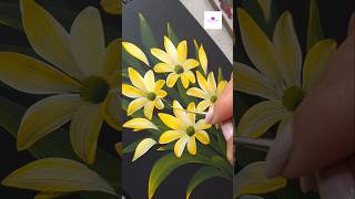 Painting Some Easy Flowers In Easy Strokes