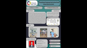 Rancang Bangun Penampungan Hands Sanitizer Otomatis Berbasis Arduino dan Android - Politeknik Aceh