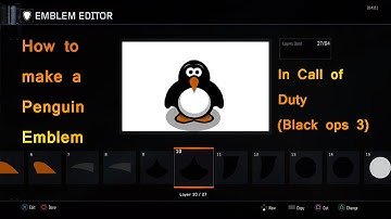 How to make a Penguin Emblem in Black ops 3 (Tutorial)