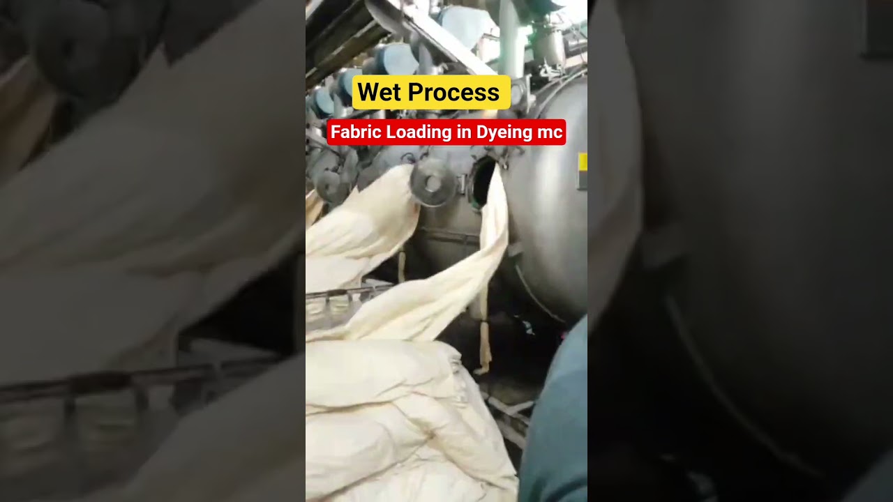 Fabric loading in dyeing m/c