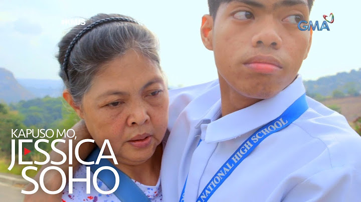 Kapuso Mo, Jessica Soho: Ina, araw-araw na kinakarga ang anak papasok ng eskuwela