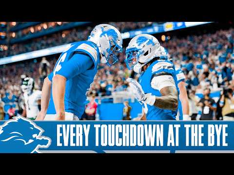 Every Detroit Lions touchdown at the Bye