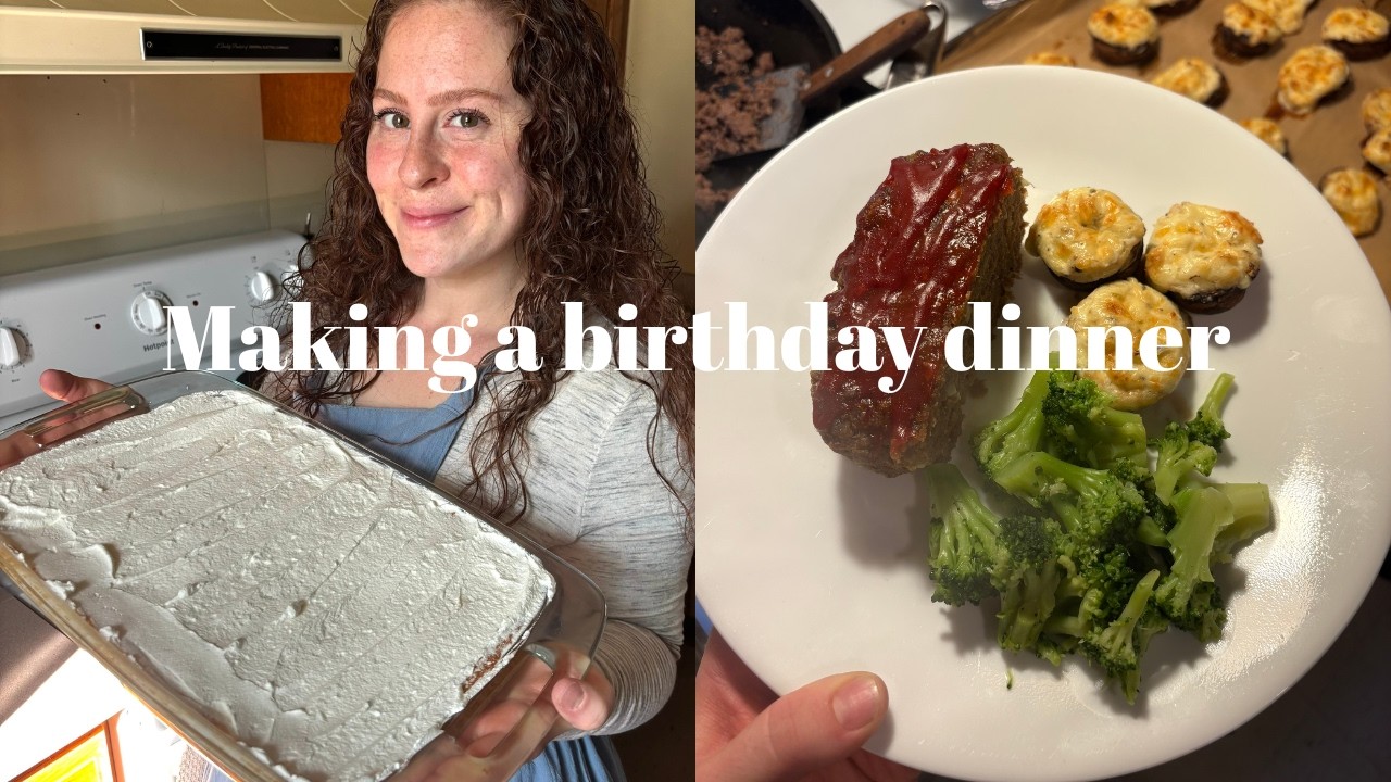 Making a birthday dinner for a special person