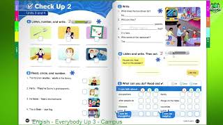 Everybody Up 3-Check up 2- Unit 3 and 4