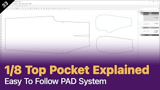 The Ultimate Guide to 1/8 Top Pocket Drafting in PAD: Step by Step Process [PAD system Tutorial]