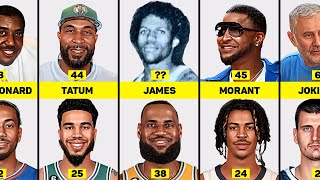 Сравнение ВОЗРАСТА: известные игроки НБА и их отцы