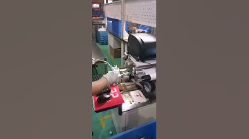 Real time printing label water tube hose folding labeling machine with scanning feedback system