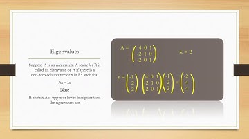 How To Find The Inverse, Determinant and Eigenvalues of a Matrix