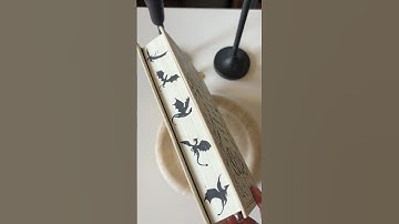 I love me some good bookbinding ASMR 🤤 #bookbinding #asmr #bookish #booktube #fourthwing #fantasy