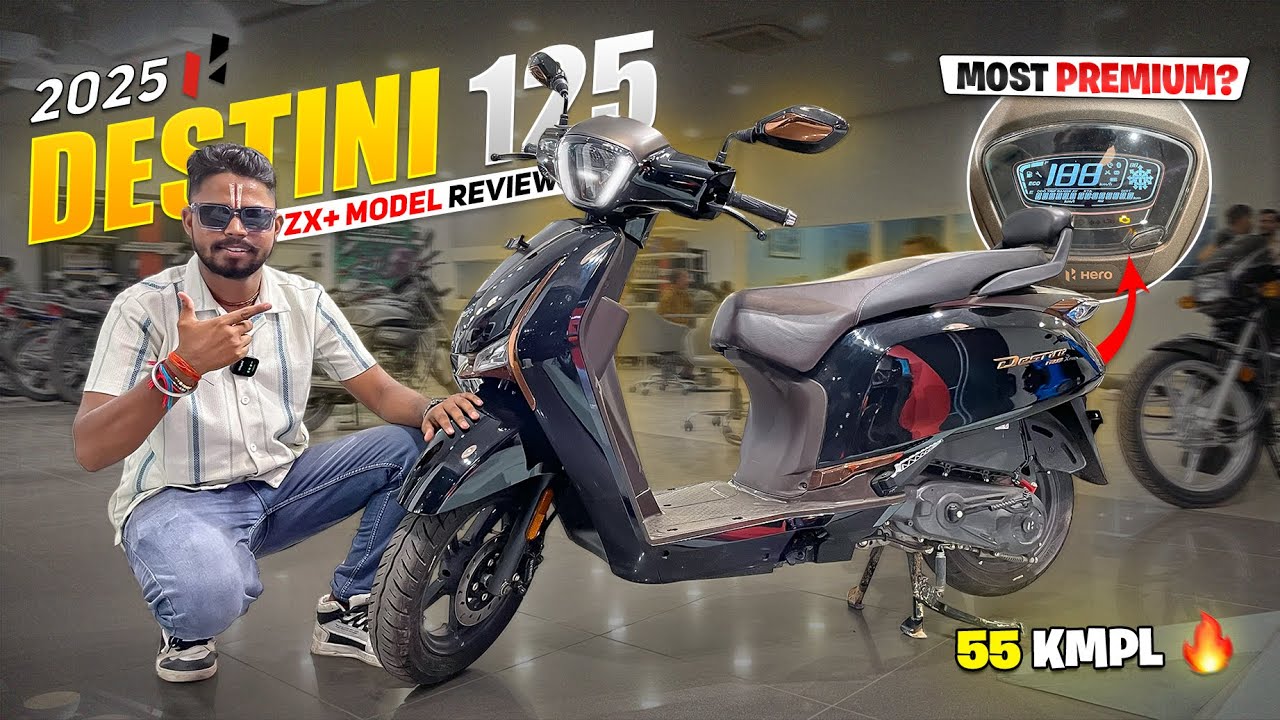 2025 Hero Destini 125 ZX+ Detail Review 🔥| 125cc में ये Best