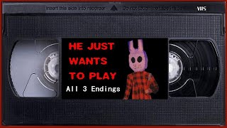 HE JUST WANTS TO PLAY - All 3 Endings & Complete Walkthrough - Survival Horror - MUX GAMES screenshot 5