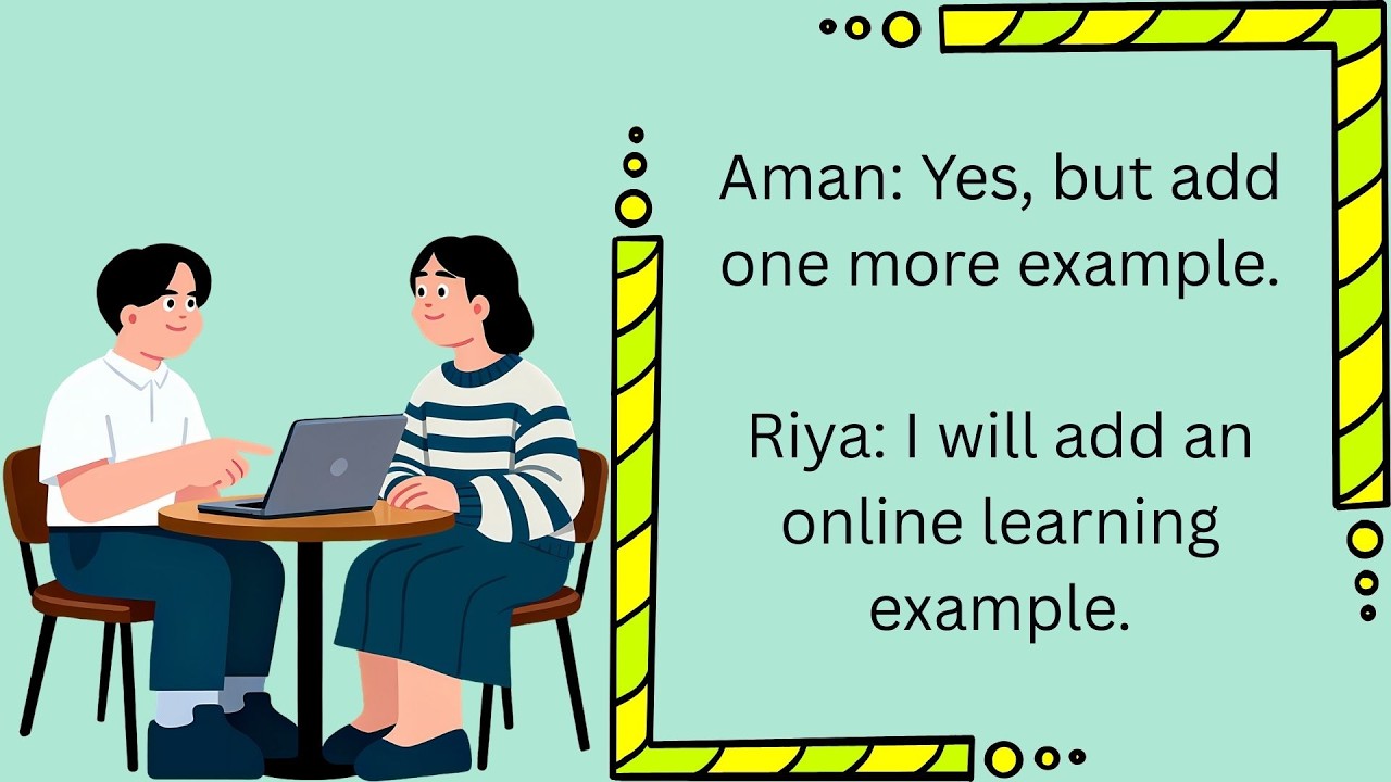 English Conversation Between two friends Sitting at a Table with a Laptop| English Speaking Practice