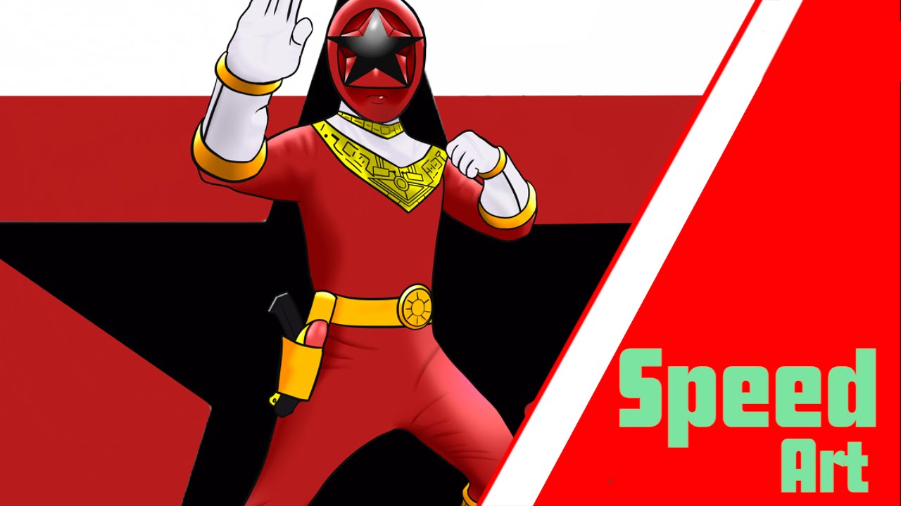 [Collab] Speed Art #7 - Power Ranger Zeo - YouTube