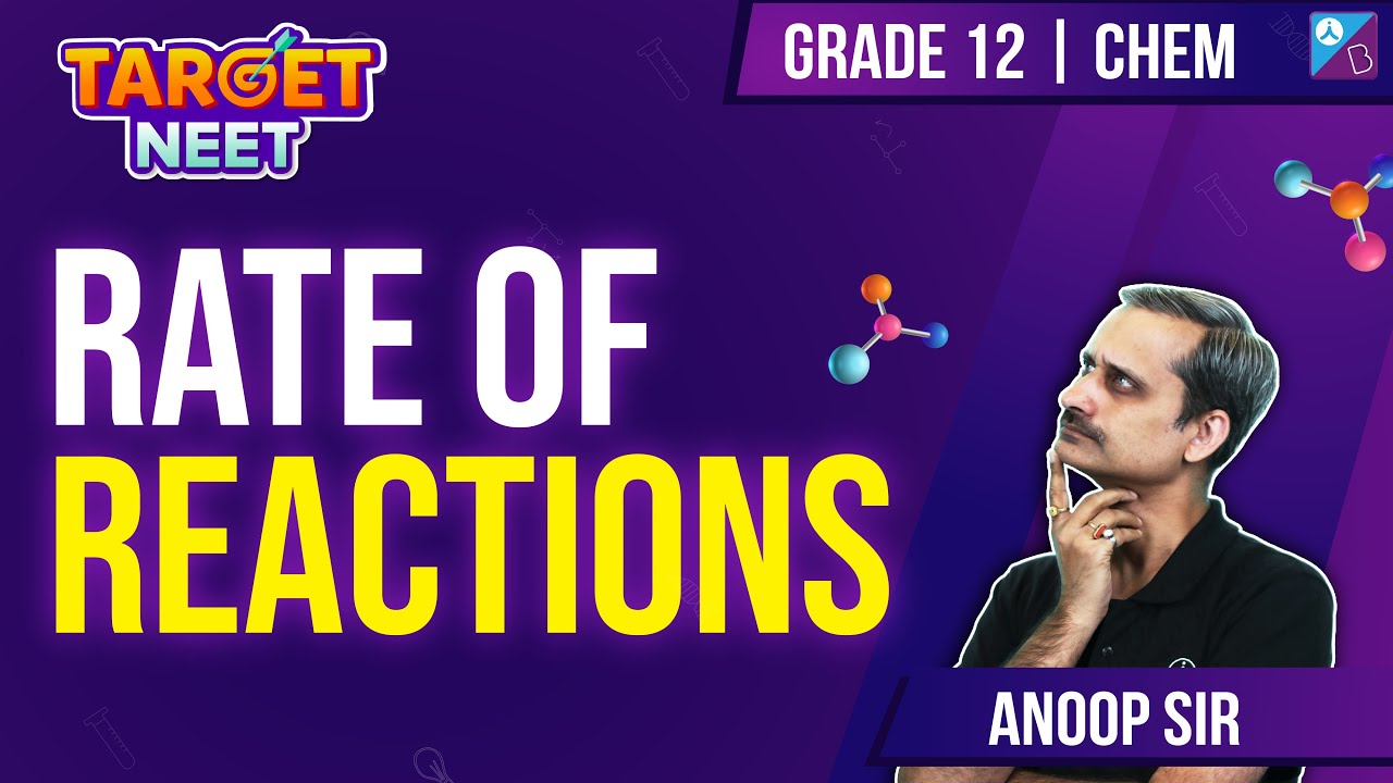 Chemical Kinetics Rate Of Reaction Class 12 NEET 2024 Chemistry chemical-kinetics-rate-of-reaction-class-12-neet-2024-chemistry