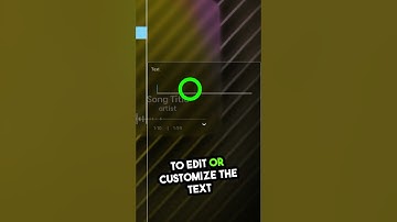 How to add text in AVEE Player #audiovisuals #aveeplayer