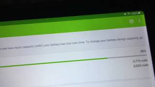 Using Accubattery app to check battery health.  Please do a few charge cycles to get better results! screenshot 3