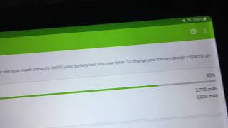 Using Accubattery app to check battery health.  Please do a few charge cycles to get better results! screenshot 5