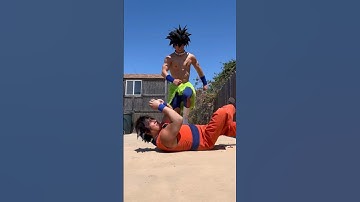Ultimate Broly Version 💪🏽 (w/ @kawiwii @flyburgerfly_) #goku #broly #vegeta #dragonball #anime