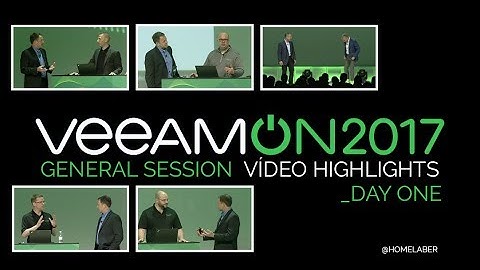 #VeeamON 2017 General Session Day1 Highlights