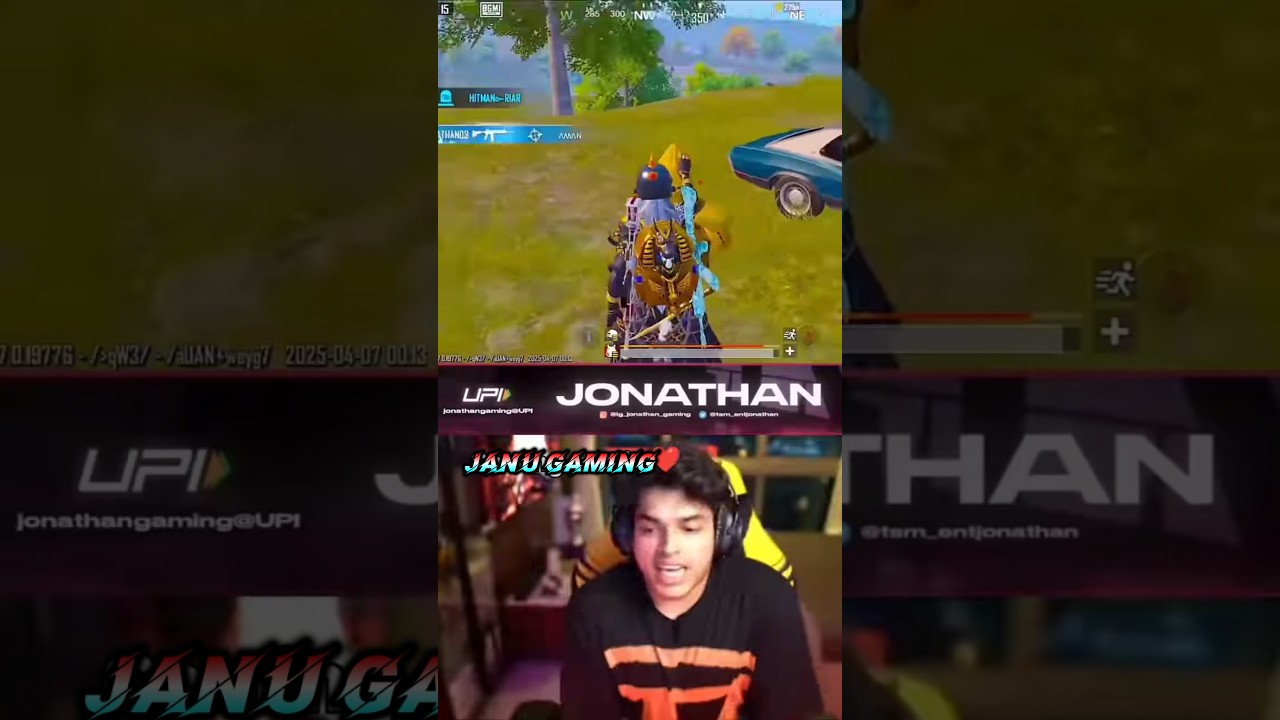 @JONATHANGAMINGYT Jonathan 1v4 fastest clutch😂 In #bgmi #viral #shorts