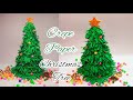 DIY Christmas Tree - Crepe Paper Christmas Tree - Christmas Tree out of Paper