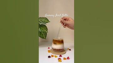 Do you like gummy iced latte ?😍