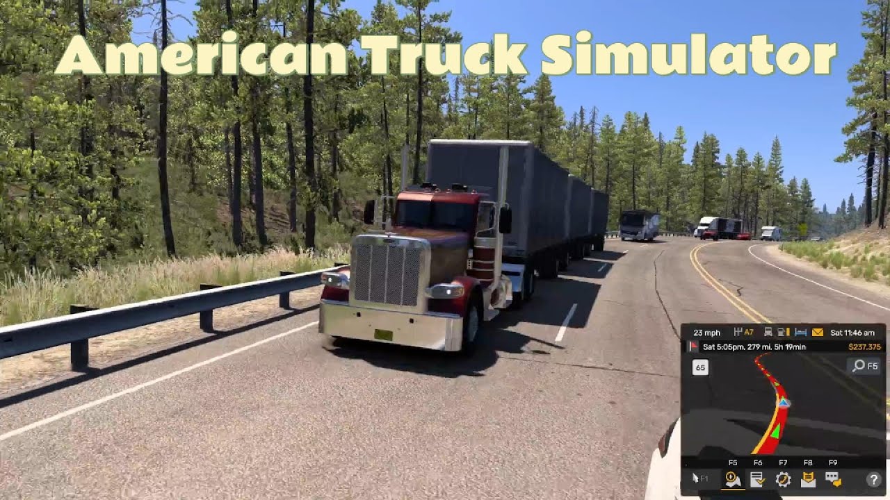 American Truck Simulator – Peterbilt Long Haul Uncut: Idaho Falls (ID) -  Laurel (MT) 311 Meilen